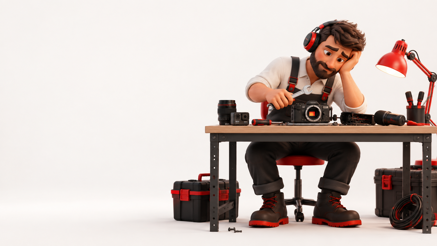 A tired worker building the next AVF Tools feature